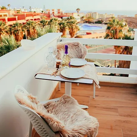 בית נופש Adeje Sunset Ocean View Penthouse Balcony C *